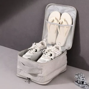 New Travel Shoe Bag Multifunctional Portable Shoe Storage Bag Dustproof Shoe Bag with Zipper
