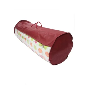 Non Woven Cylinder Bedding PVC Packaging Bags for Mattress with Zipper