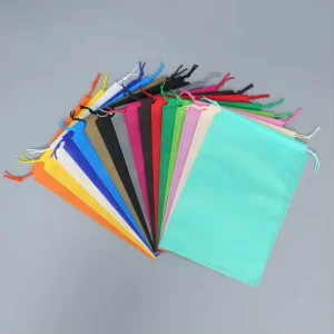 Non Woven Drawstring Bag for Shoes Clothing Dust Proof Storage Bag Gift Toy Packaging Bag