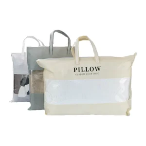 Non Woven Dust Proof Bag With Clear Window and Zipper for Household Production and Bedding Storage