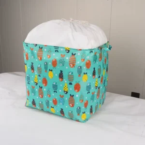 Non-Woven Fabric Foldable Eco-Friendly Durable Lightweight Steel Clothes Storage Bag Large Capacity Bedroom Living