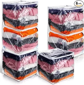 Non Woven Fabrics Duvet Comforter Packaging Bags Large Clear Vinyl Plastic Sewing Zipper Bags