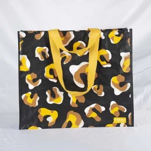 ODM & OEM Design PP Woven Bags CYMK Glossy Lamination PP Packing Shopping Bags Strong Woven Packing Tote Bag