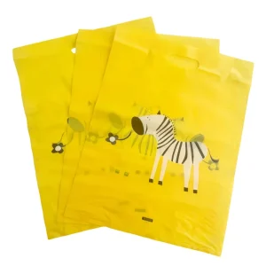 OEM Custom Clothing Poly Bag with Grommet Durable HDPE LDPE Die Cut Handle Retail for Clothing Store for Shoes