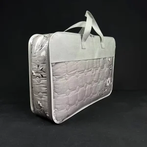 OEM Non Woven Clear PVC Bedding Set Packaging Bag for Duvet Blanket Comforter with Handle