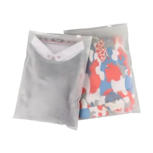 Oem Creatrust Custom Your Own Logo Recycled Pouches Frosted Apparel Ziplock Shipping Clothing Packing Plastic Bags Zipper Poly