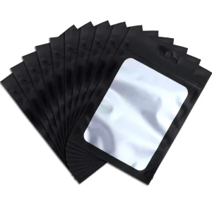 One Side Transparent Stand Up Aluminum Foil Dry Food Packaging Reseal Package Pouch
