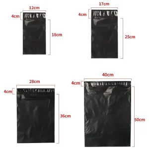 Opaque Eco Friendly Recyclable Delivery Bags Waterproof Custom Printed Plastic Bags