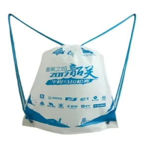 Outdoor Plastic Waterproof Running Race Backpack Bag Drawstring Backpack Packaging Bag Factory Price