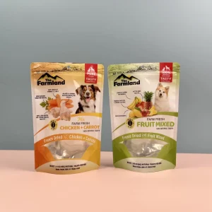 PE自立袋 Doy Pack 环保可重复使用拉链袋 热封狗粮猫粮袋 定制印刷自立袋 食品级薯片袋