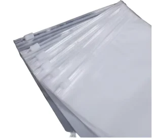 PE Flat Pocket Open Zipper Packaging Clothing Shoes Underwear Reusable Bags for Shipping