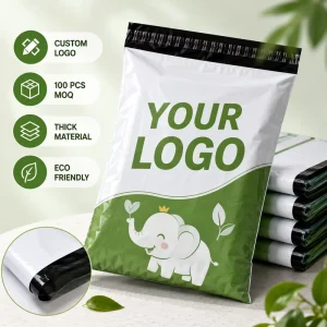PE Material Waterproof Express Bag for Clothing Packaging Thickened Self Adhesive Seal Custom Mailing Bag