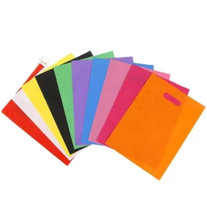 PE Plastic Bags Custom Printed Shopping Tote Clothing Packing Bags