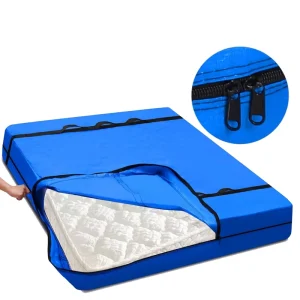 PE Plastic Mattress Bag Flexo Printing Surface Handling Moving Bag Waterproof Moisture Proof Mattress Bags for Bedding Packing