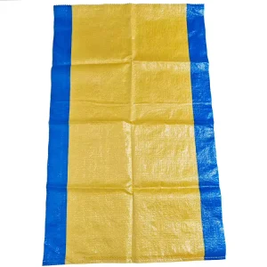 PP Woven Bag Rice Feed Packaging Bags with Recyclable Material Heat Cut Sealing Offset Printing