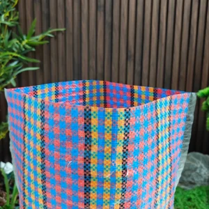 PP Woven Packaging Bags 25kg 50kg Recyclable Heat Seal Agriculture Use Rice Sand with Offset Printing 75g sqm