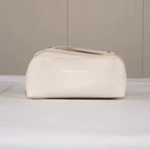 PU Cloud Eco Friendly Foldable Makeup Bag Large Capacity Portable Women’s Cosmetic Storage Case with Clothing Organizer