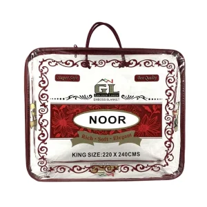 PVC Bag with Printing with Handles for Blanket and Bedding Storage