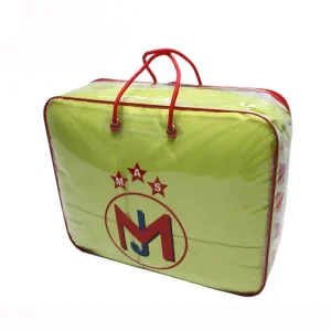 PVC Blanket Plastic Bag for Bedding Quilt Packaging with Zipper Closure