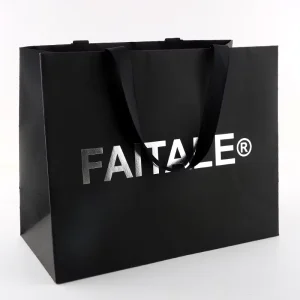 Packaging Jewelry Grocery Your Own logo Handles Business Custom logo Printed Custom Packaging Bags for Clothing