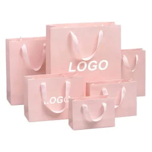 Packaging Paper Bag with Handle Shopping Gift Paper Bags for Shopping or Packing