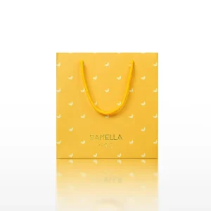 Paper Bag Custom Printed logo Luxury Clothing Shopping Paper Bags Boutique Recyclable Gift Bag With Ribbon Rope