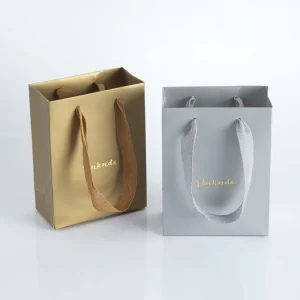 Paper Shopping Bag Custom Gift Paper Bags Clothing Cardboard Packaging Shoes Kraft Carrier Bag With Handle