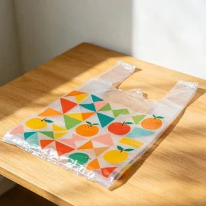 Pattern Printed HDPE Packaging Bag Disposable Gravure Printing