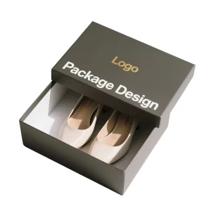 Personalized Black Large Gift Box Set Custom Logo Embossing Recycled Materials Shoes Bags Dresses Cover Base Packaging Reusable