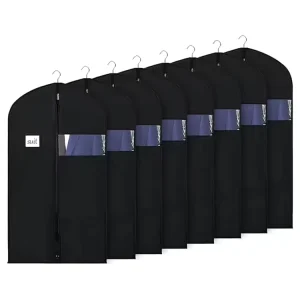 Personalized Custom Logo Garment Bags Heavy Duty Non Woven Garment Bag Dress Dust Suit Cover Bag for Clothes