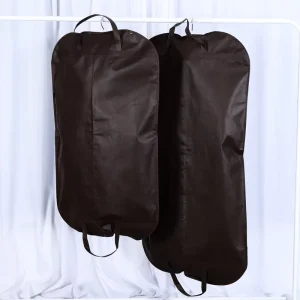 Personalized Logo Custom Garment Bags Coats Package Heavy Duty Non Woven Garment Bag Dress Dust Suit Cover Bag for Clothes