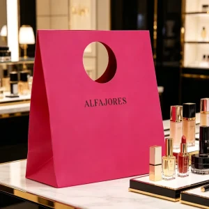Personalized Packaging Printing Cosmetic Brand Retail Perfume Lipstick Shopping Gift Custom logo Luxury Paper Bags