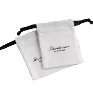 Personalized Small Recycled Colorful Cloth Canvas Custom Cotton Dust Shoe Drawstring Bag Packaging With Logo