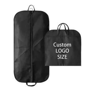 Personalized Storage Reusable Non Woven Garment Suit Cover Bag for Men’s Business Attire Storage and Dust Protection