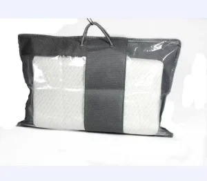 Phthalate free clear plastic PVC PE pillow bag for bedding packaging