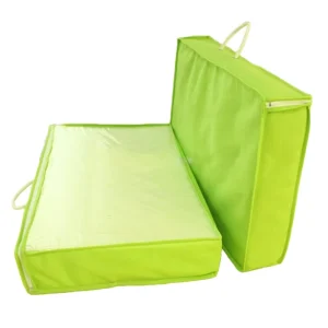 Pillow Non Woven Bag PVC Duvet Packaging Bags with Zipper and Handle
