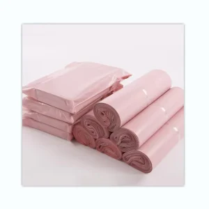 Pink Black Courier Bags Custom Logo Printed Express Recycled Clothes Shipping Poly Mailer Mailing Polymailer Bag