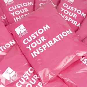 Pink Custom Water-proof Poly Mailer Recycled Parcel Mailing Shipping Bags for Clothing Mailing Express Bags With Logo Printed