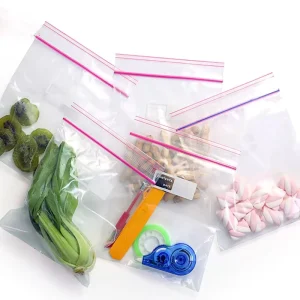 Plastic 100% Low Density Polyethylene Custom Waterproof Clear Zip Lock Plastic Bags Transparent Zipper Poly Bag for packaging