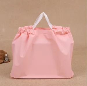 Plastic Bag Gift Drawstring Packing Pouches