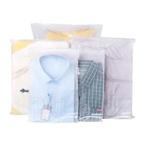 Plastic Clothing Bag for Shoes Custom Zipper Bags for Clothing Packaging