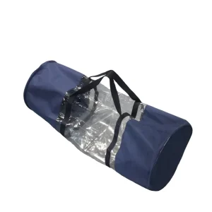 Plastic Cylindric PVC Mattress Rolls Zipper Bag Quilt Pillow Bag with Webbing Handle