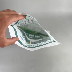 Plastic Laminated Material Resealable Packaging Bag With Ziplock