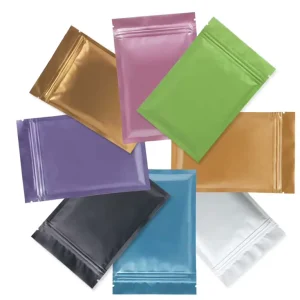 Plastic Packaging Food Storage Bags Metallic Mylar Ziplock Bags Aluminum Foil Small Plastic Food Bags