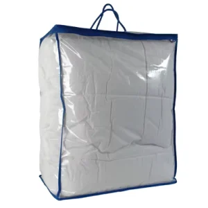 Plastic Vinyl PVC Quilt and Duvet Bedding Packaging Bags with Zipper