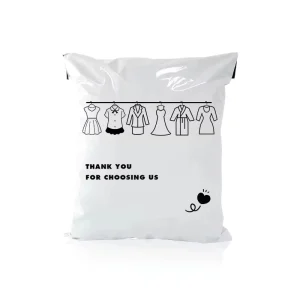 Poly Mailer Bags Plastic Poly Bags Shipping Bags High Quality Courier White Strong Adhesive Shoes and Clothing