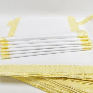 Polypropylene Woven Bags for Food Packaging Fertilizer Rice Coffee Beans Recyclable Heat Seal Offset Printed