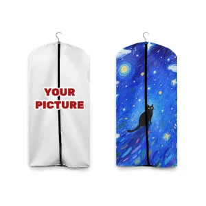 Portable Garment Protective Cover Suit Dust Bag Custom Anime Garment Bags for Wedding Dress Hanging Clothes