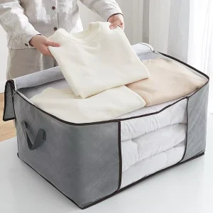 Portable Household Non-woven Quilted Luggage Storage Bag for Family Mobile Luggage Toy Packaging