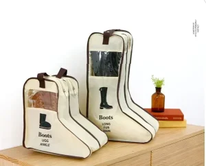 Portable Travel Zipper Shoe Bag Gym Sport Shoe Tote Storage Bags Boots Packing Bags